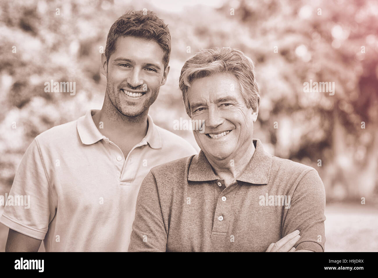 Elderly father adult son hi-res stock photography and images - Alamy