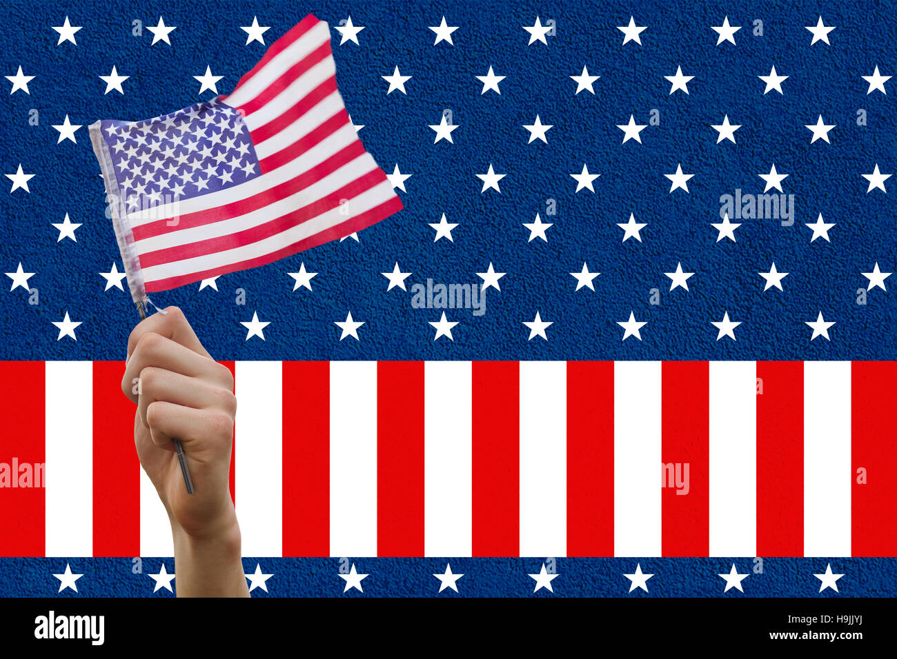 Holding flag hires stock photography and images Alamy