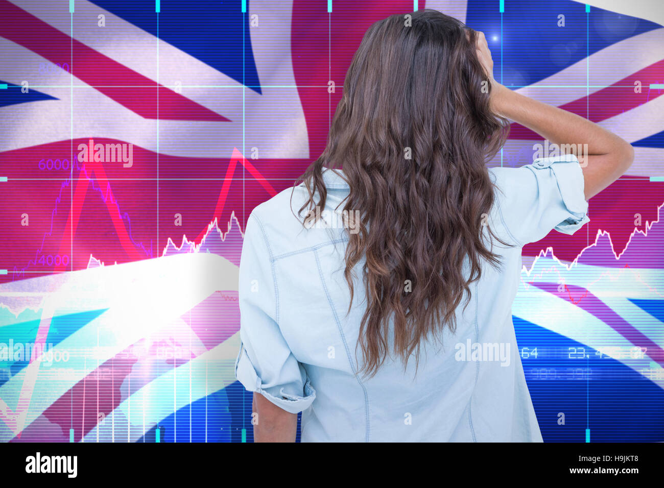 Hand rear view hi-res stock photography and images - Alamy