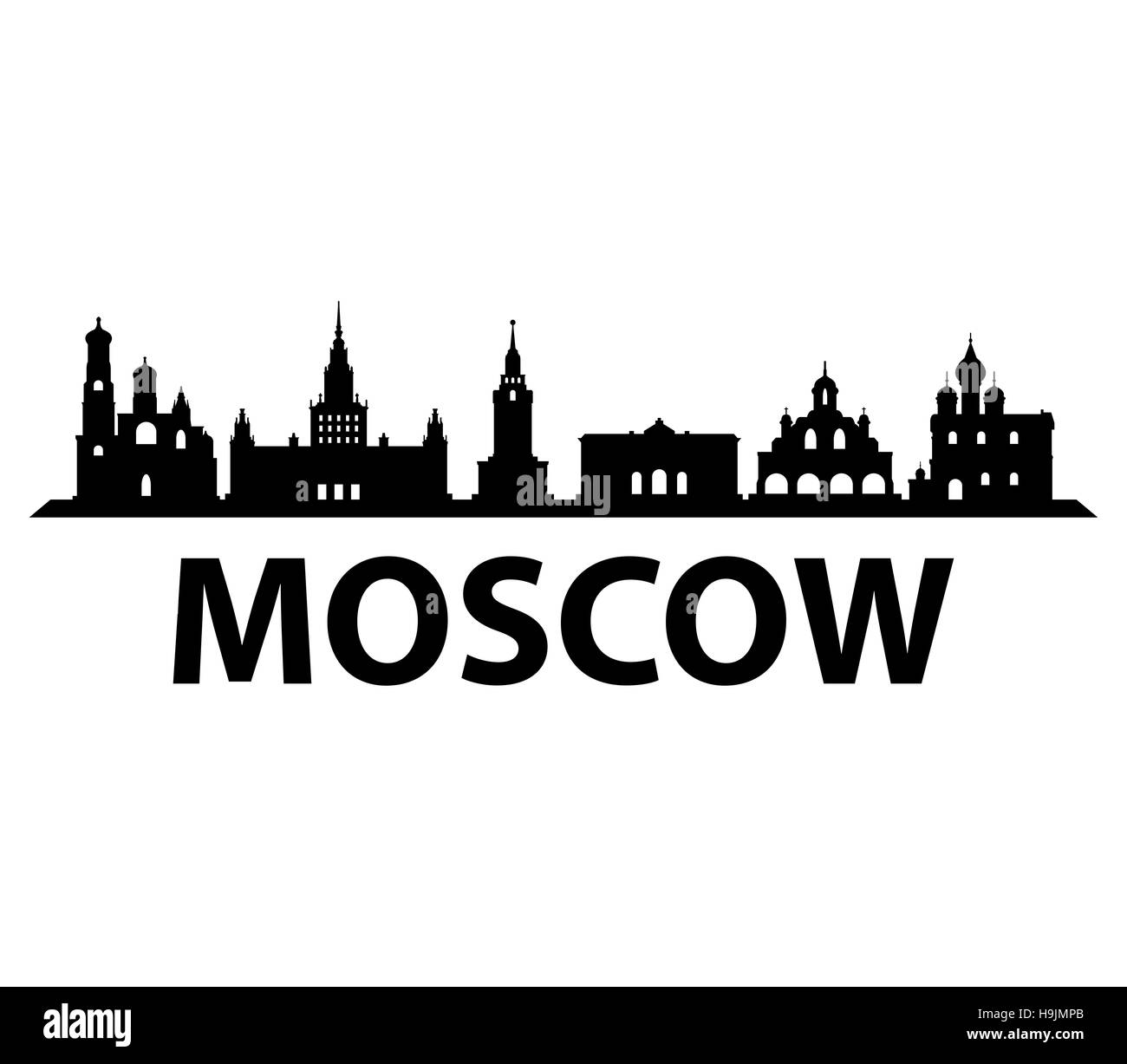 Downtown moscow Cut Out Stock Images & Pictures - Alamy