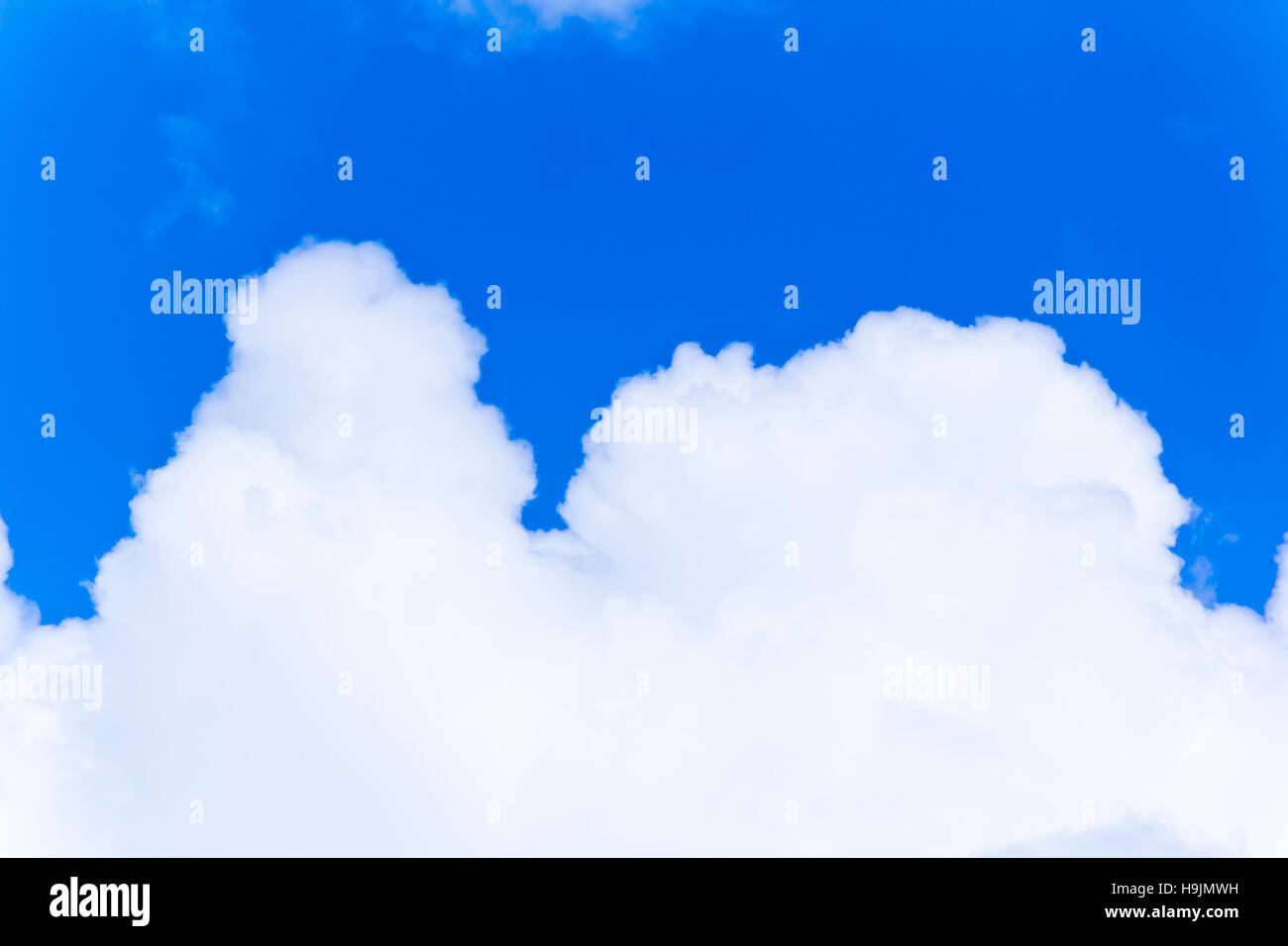 Photo of summer blue sky with white clouds Stock Photo - Alamy