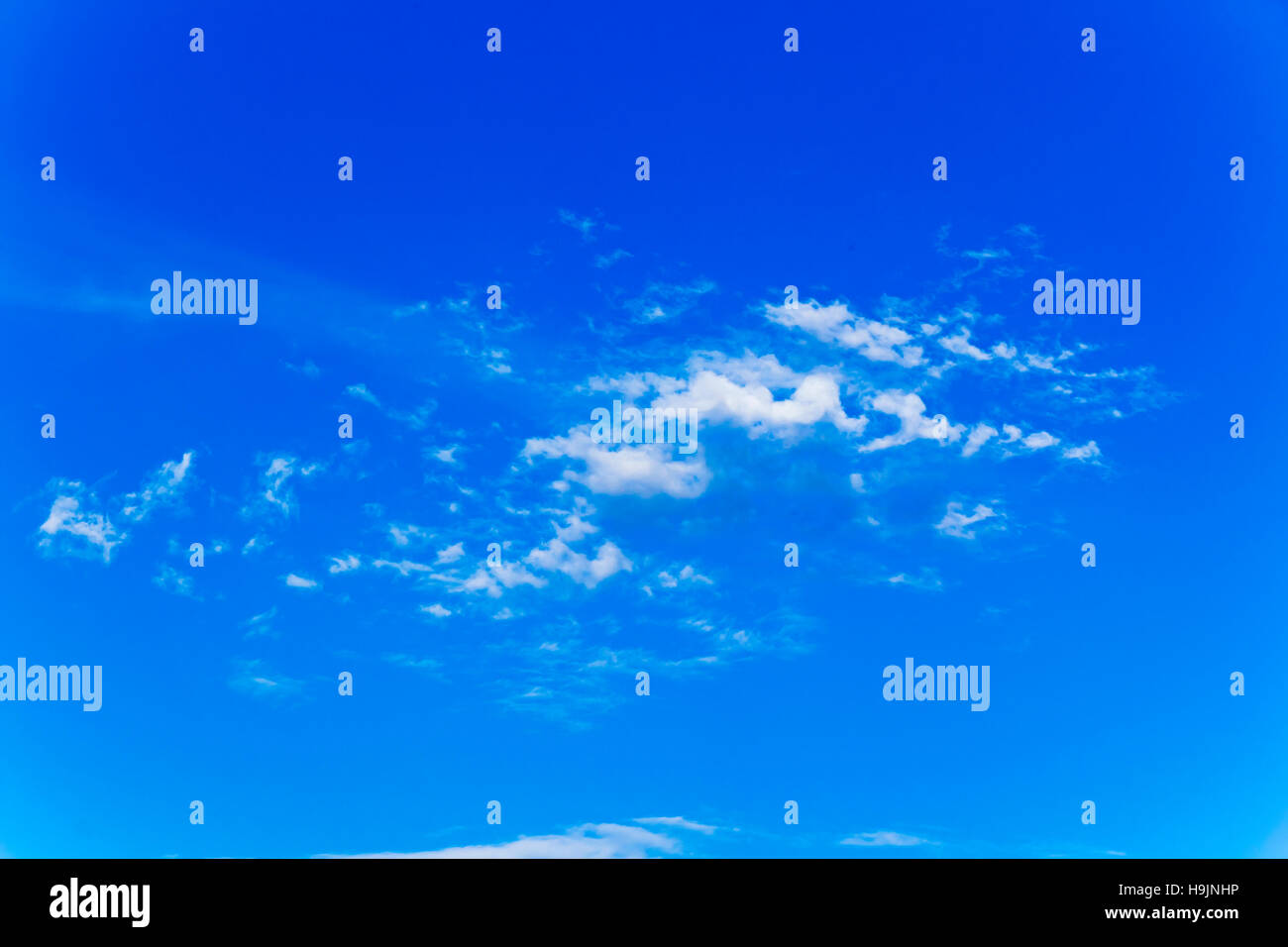 Photo of summer blue sky with white clouds Stock Photo - Alamy
