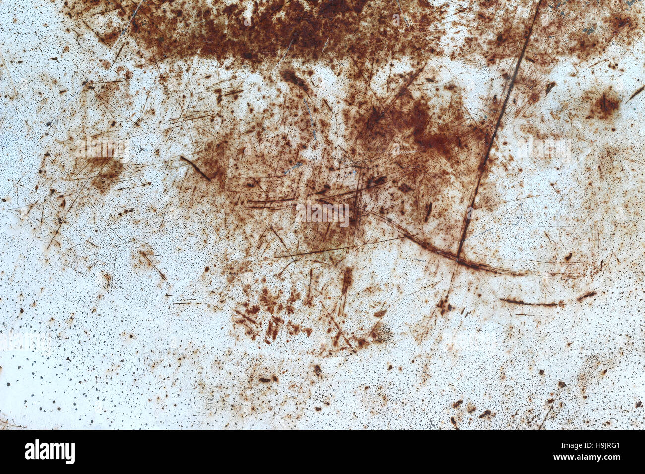 Scratches on the surface of the rusted metal plate Stock Photo Alamy