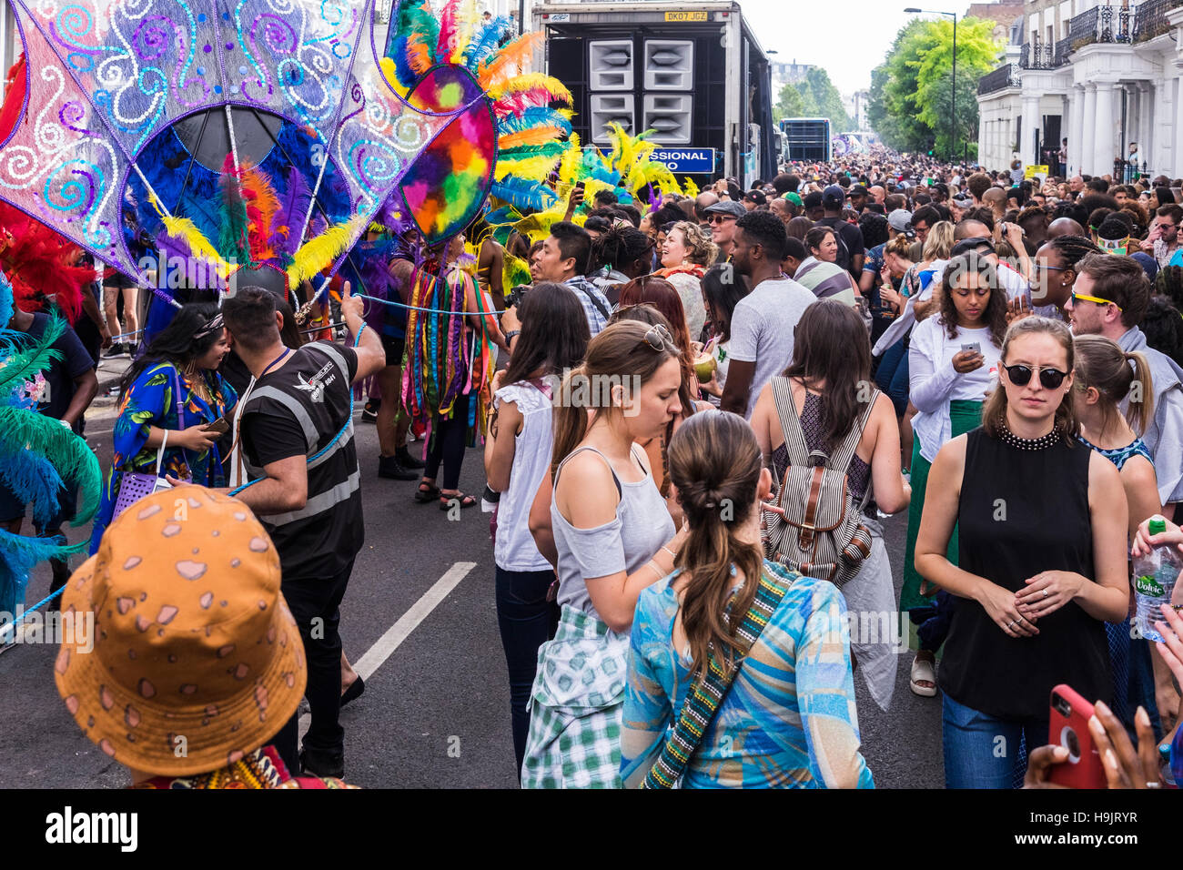 Notting hill carnival floats hi-res stock photography and images - Alamy