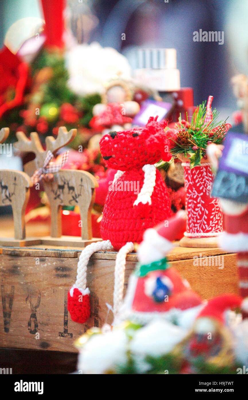 Christmas Craft Market Norwich Stock Photo