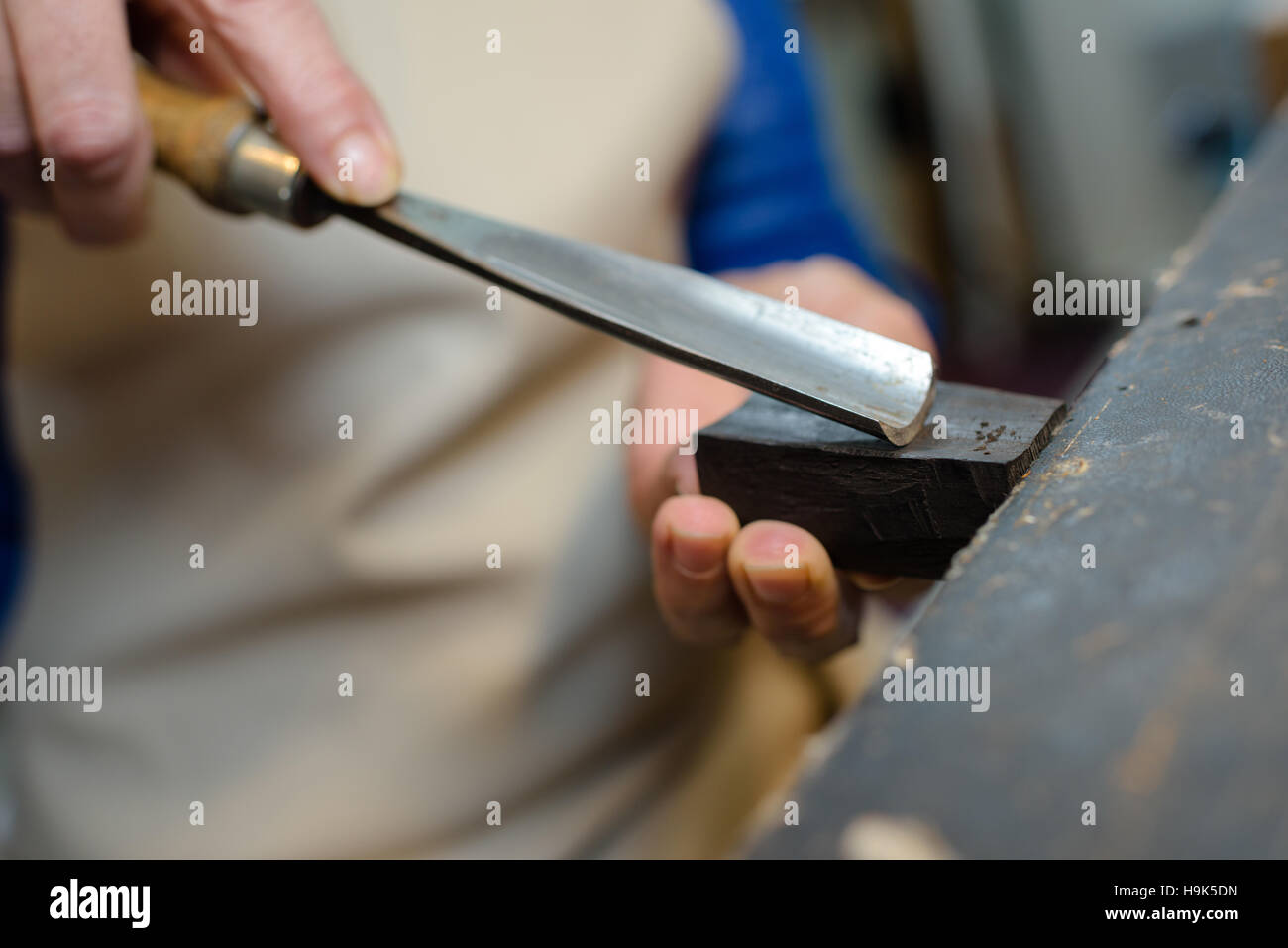 chiseling in the Stock Photo Alamy