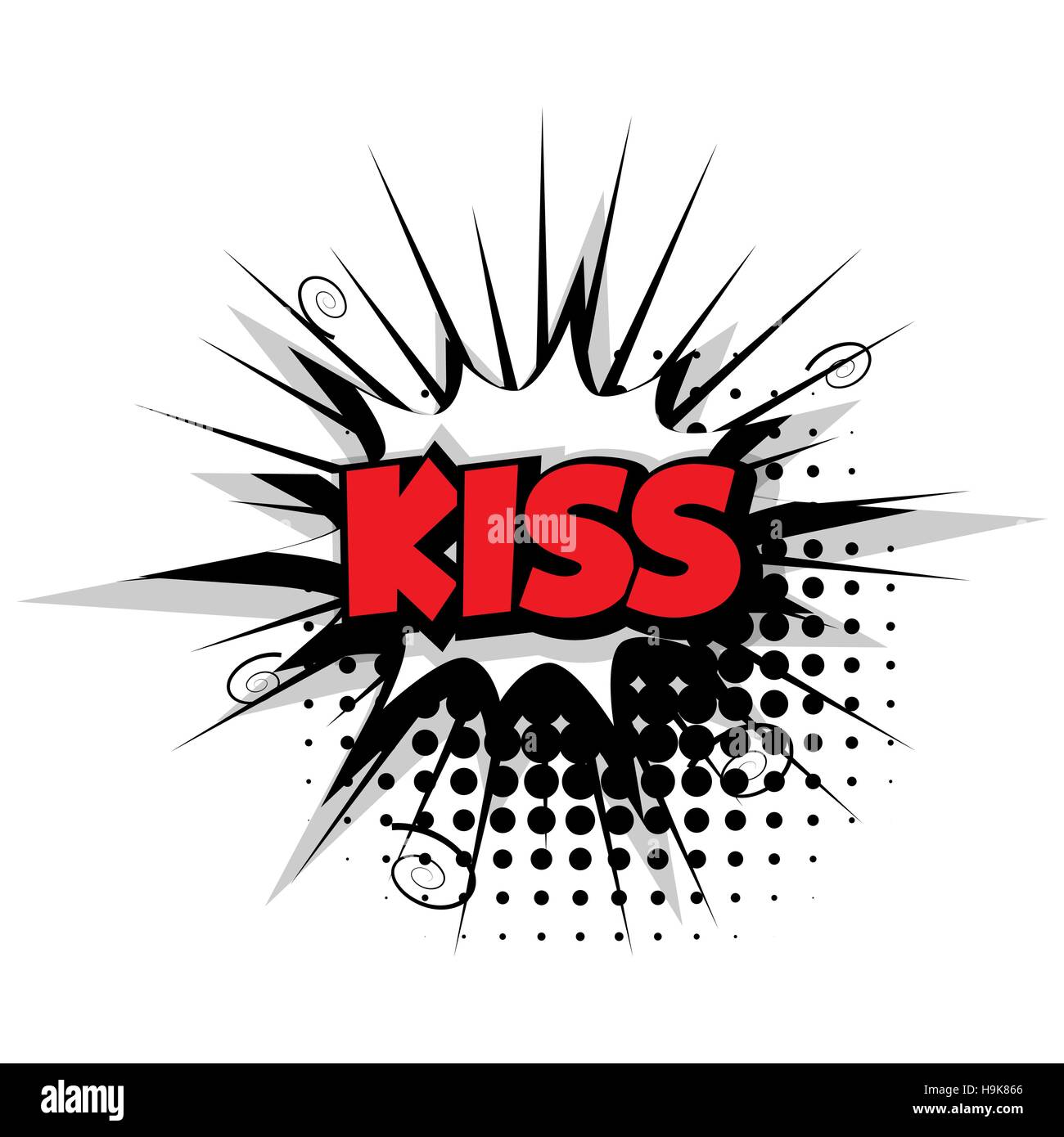 French kiss logo Stock Vector Images - Alamy