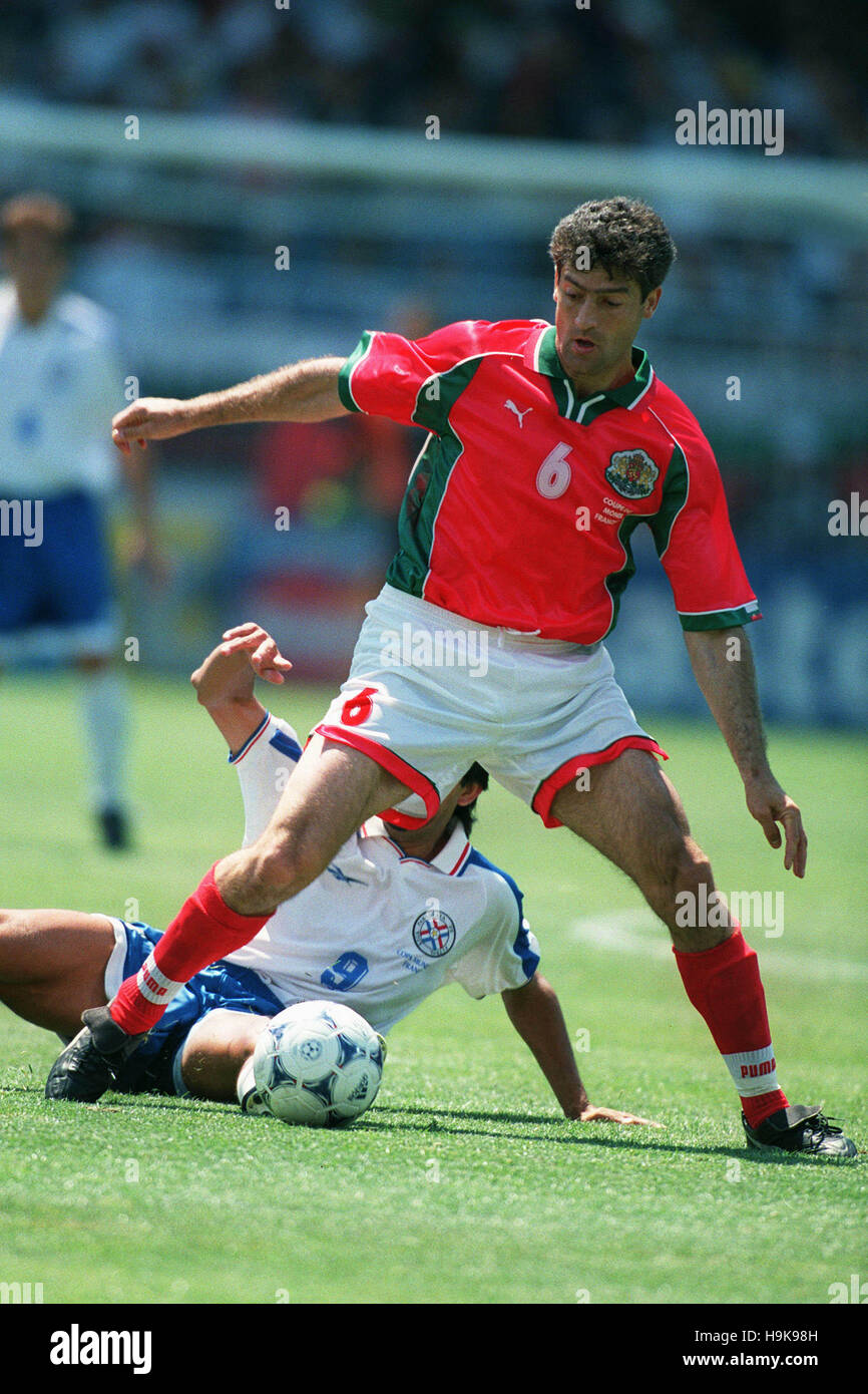 ZLATKO YANKOV & JOSE CARDOZO PARAGUAY V BULGARIA 10 June 1998 Stock