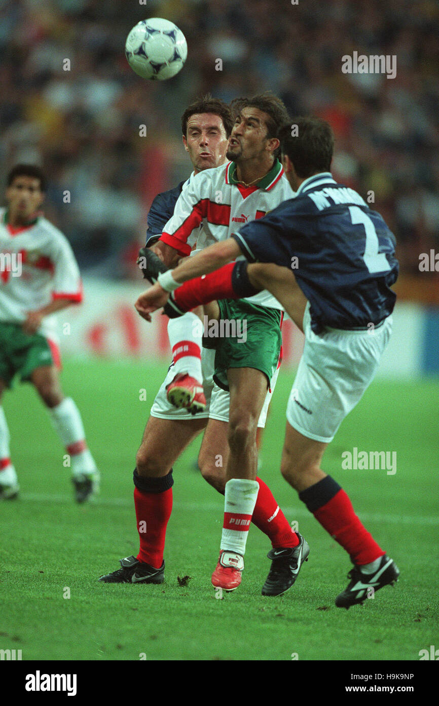 DAVID WEIR HADJI & MCNAMARA SCOTLAND V MOROCCO 02 July 1998 Stock Photo
