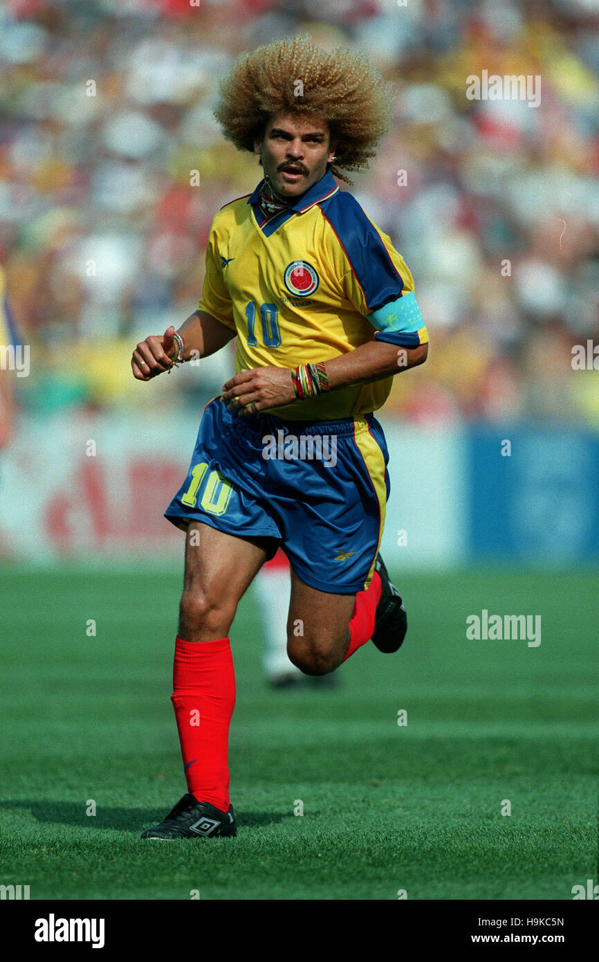 Carlos valderrama colombia atletico junior hi-res stock
