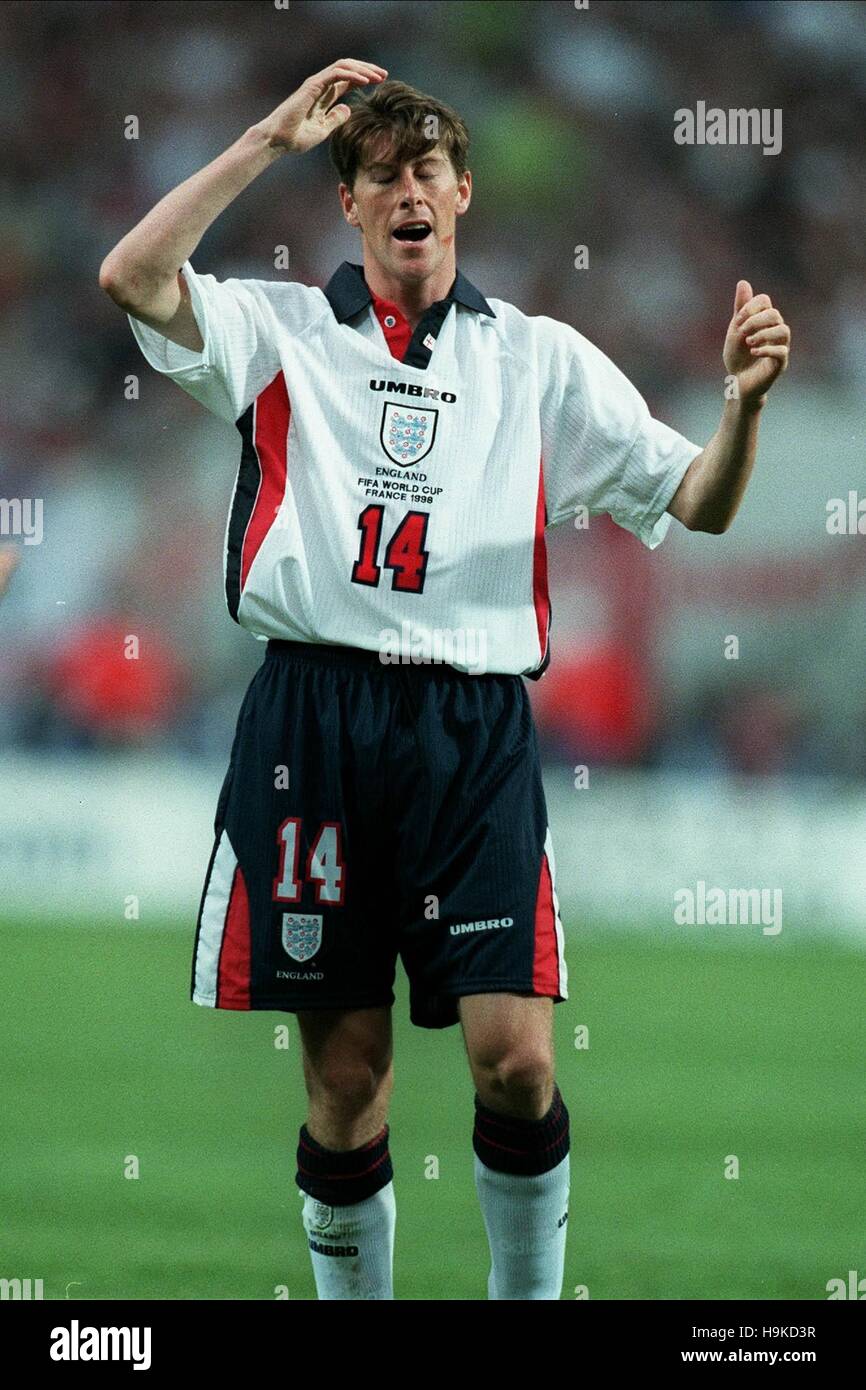 Photo Vintage 90s – Darren Anderton (Tottenham) Fête Avec Un Coéquipier
