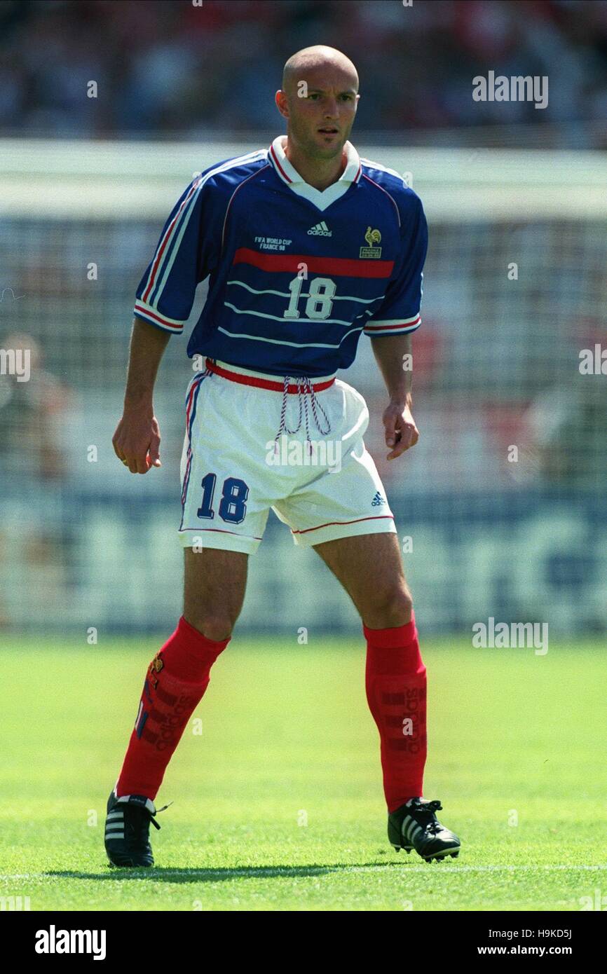 FRANK LEBOEUF FRANCE & CHELSEA FC 24 June 1998 Stock Photo - Alamy