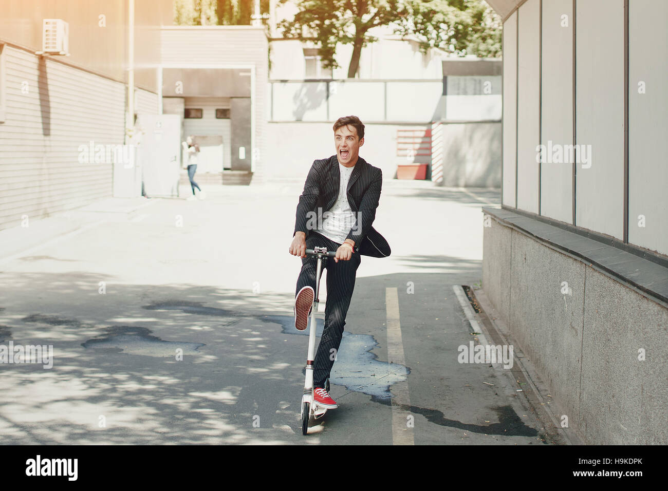 Kick man hires stock photography and images Alamy