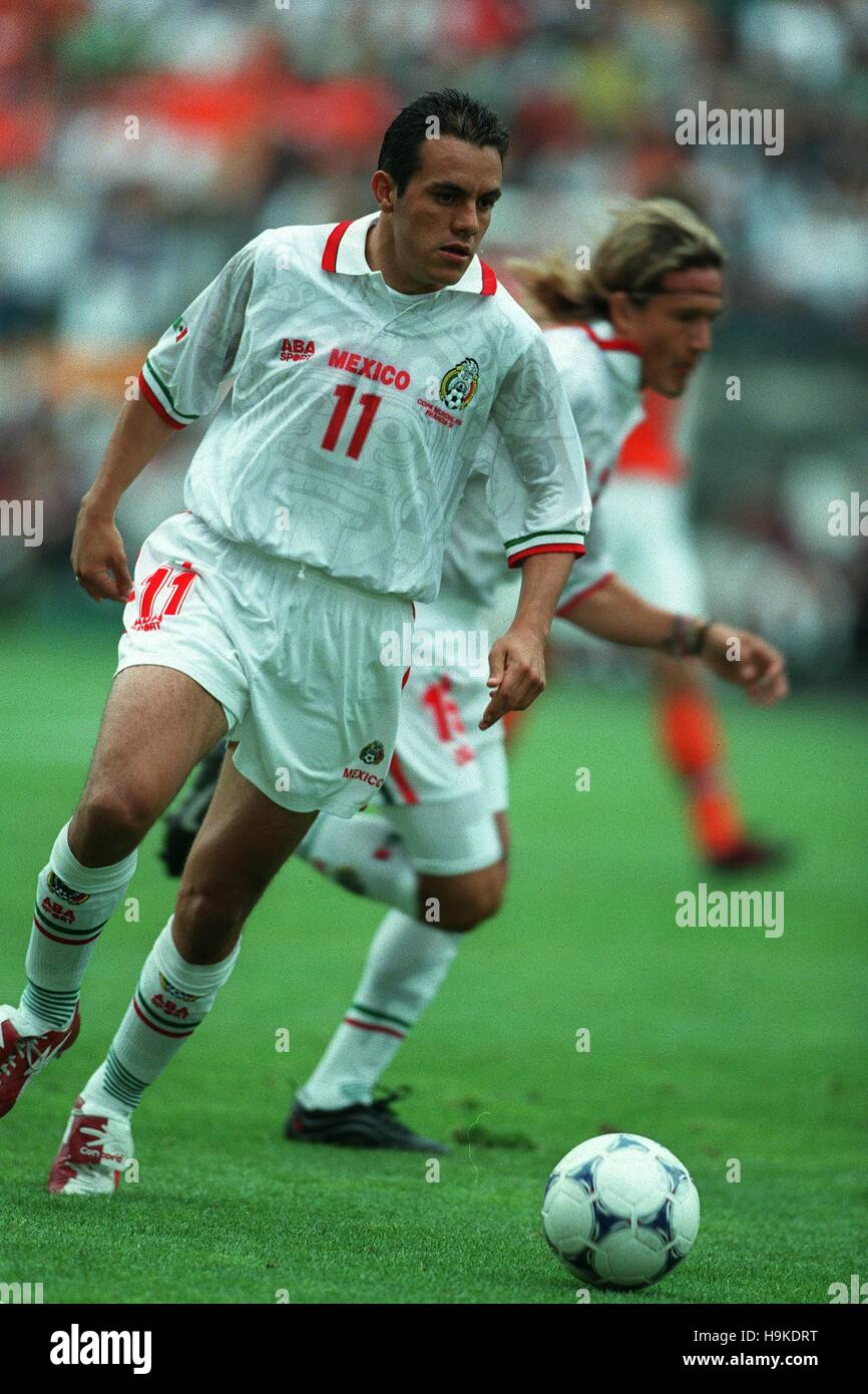 CUAUHTEMOC BLANCO MEXICO 25 June 1998 Stock Photo - Alamy