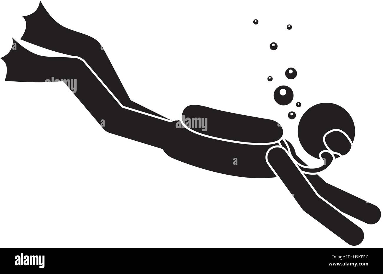 Pictogram practice diving icon. Sport hobby people person and human ...