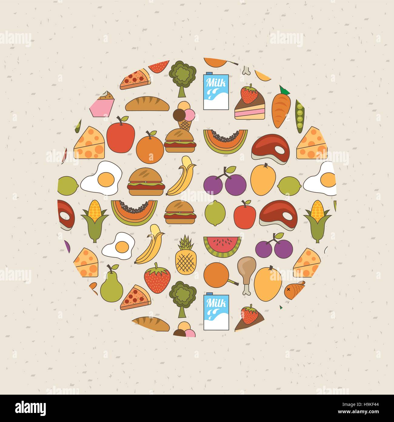 healthy-foods-in-circle-shape-kids-nutrition-concept-colorful-design-vector-illustration