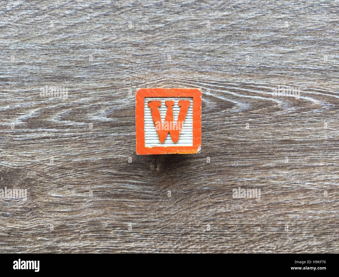Orange letter w hi-res stock photography and images - Alamy