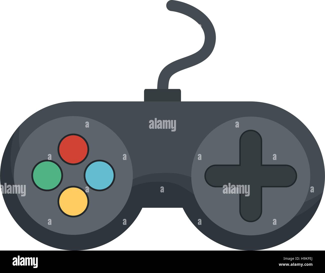 Gamepad videogame console Stock Vector Image & Art - Alamy
