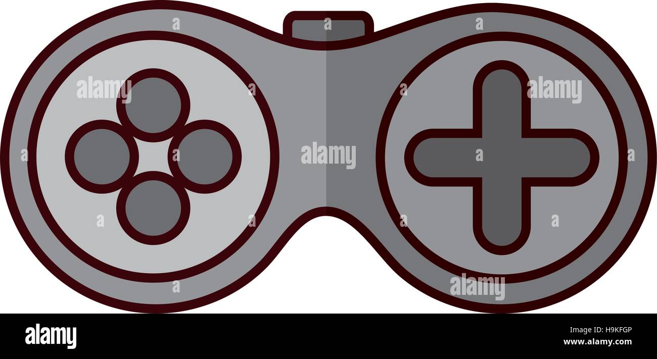 Gamepad videogame console Stock Vector Image & Art - Alamy