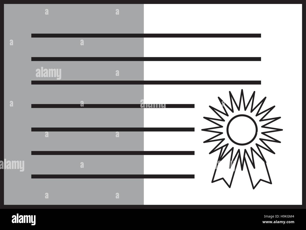 Diploma certificate insignia hi-res stock photography and images - Alamy