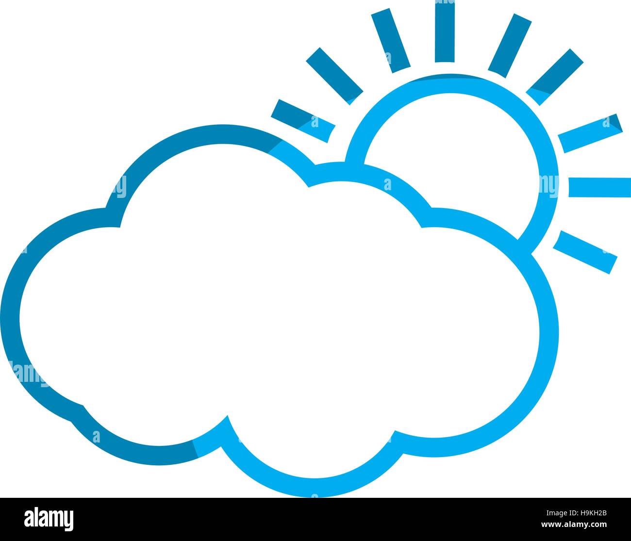 weather sun cloud Stock Vector Image & Art - Alamy