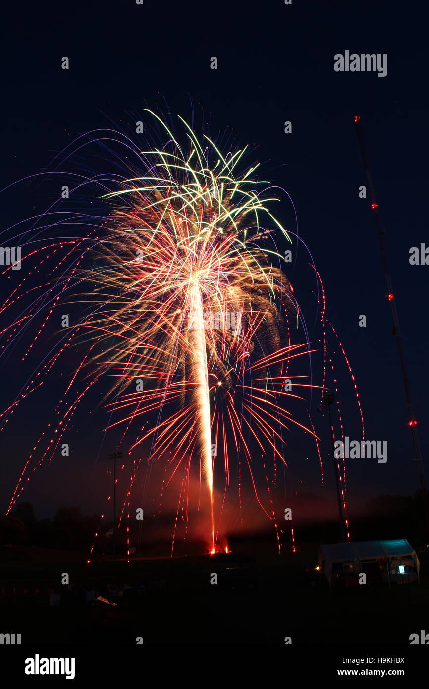 Jacksonville Firework Display in Phoenix, Maryland Stock Photo Alamy