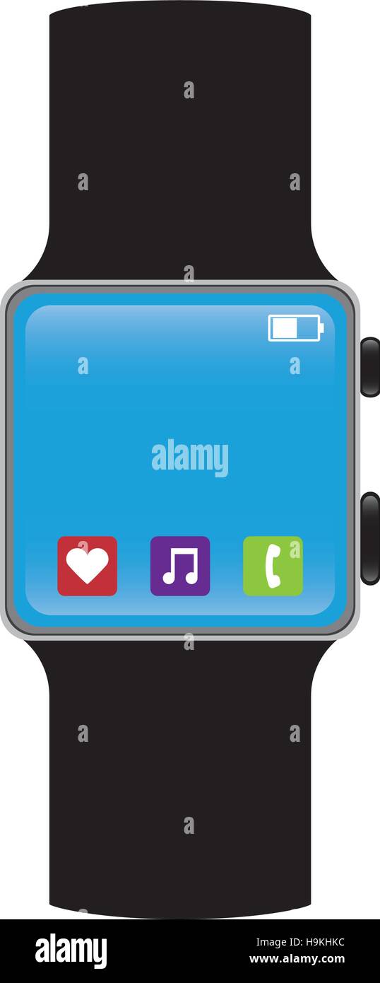 Wearable smart technology Stock Vector Image & Art - Alamy