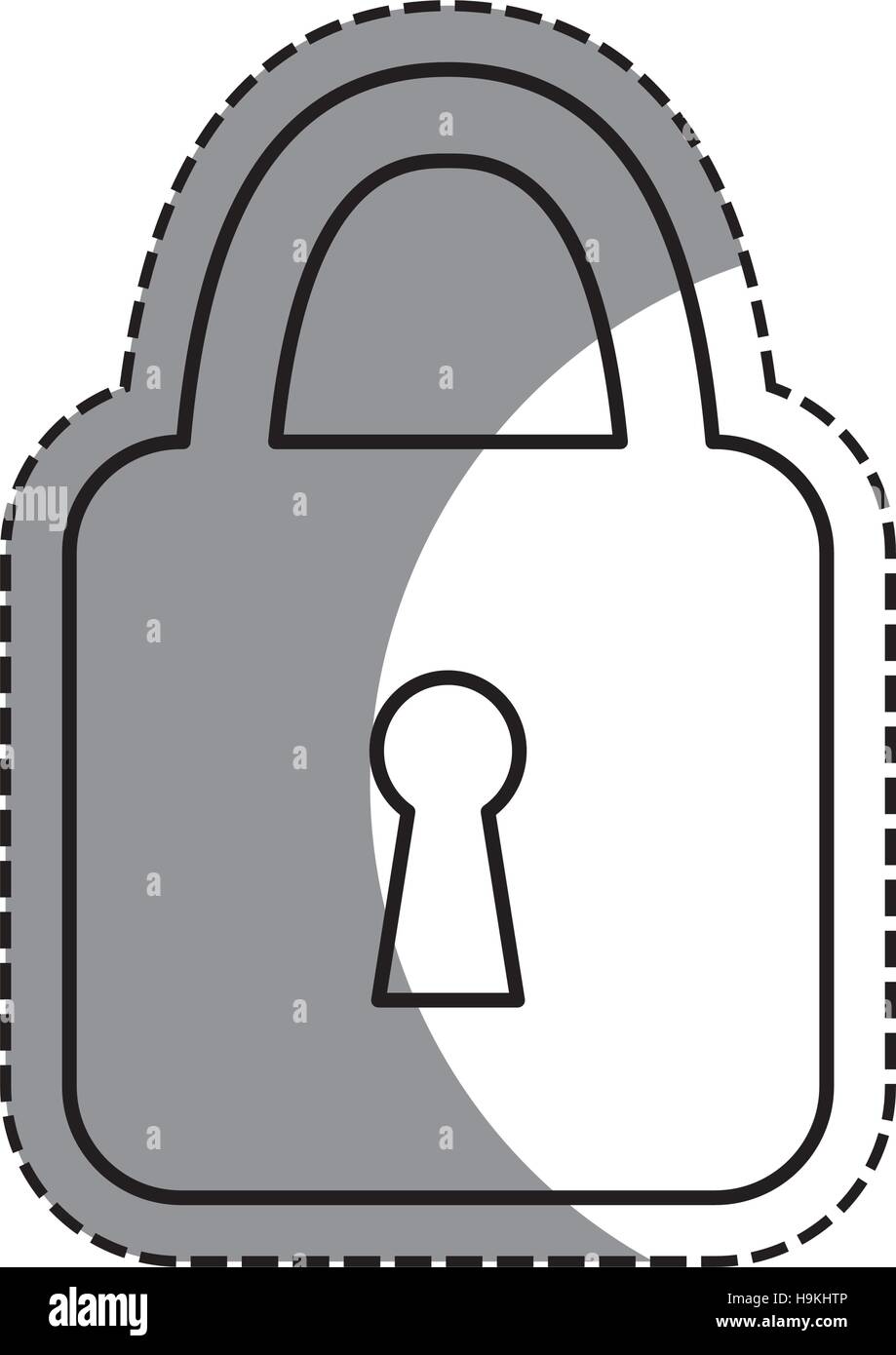 Padlock security safe Stock Vector Image & Art - Alamy