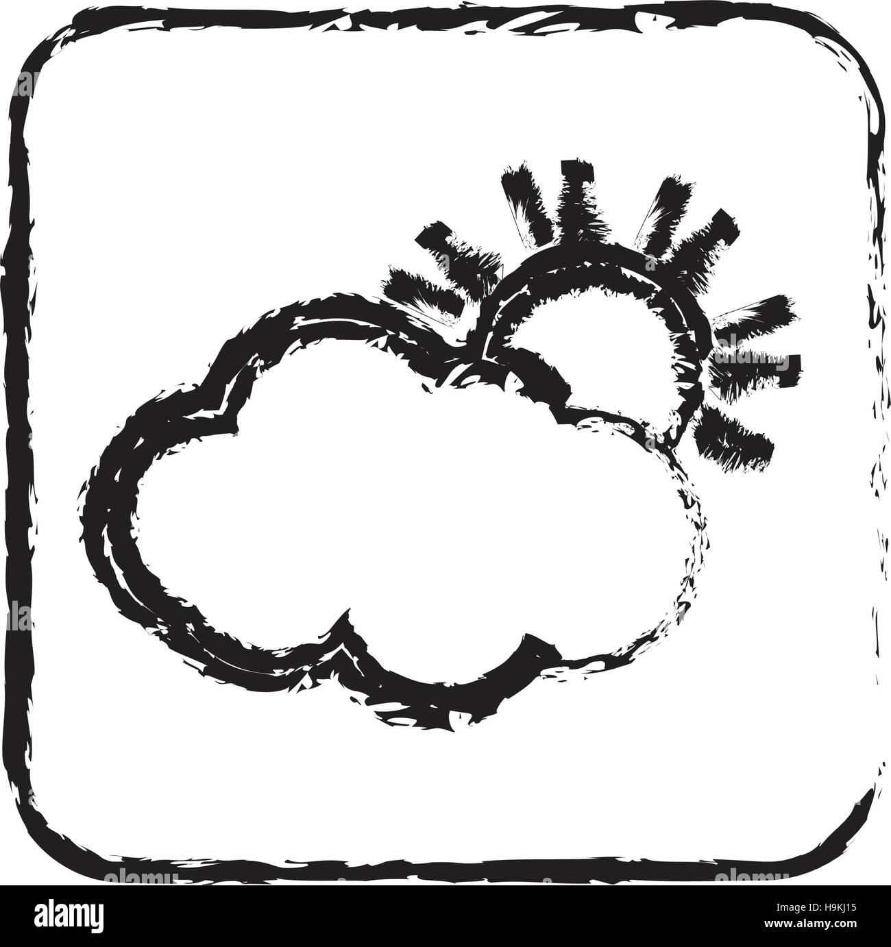 weather sun cloud Stock Vector Image & Art - Alamy