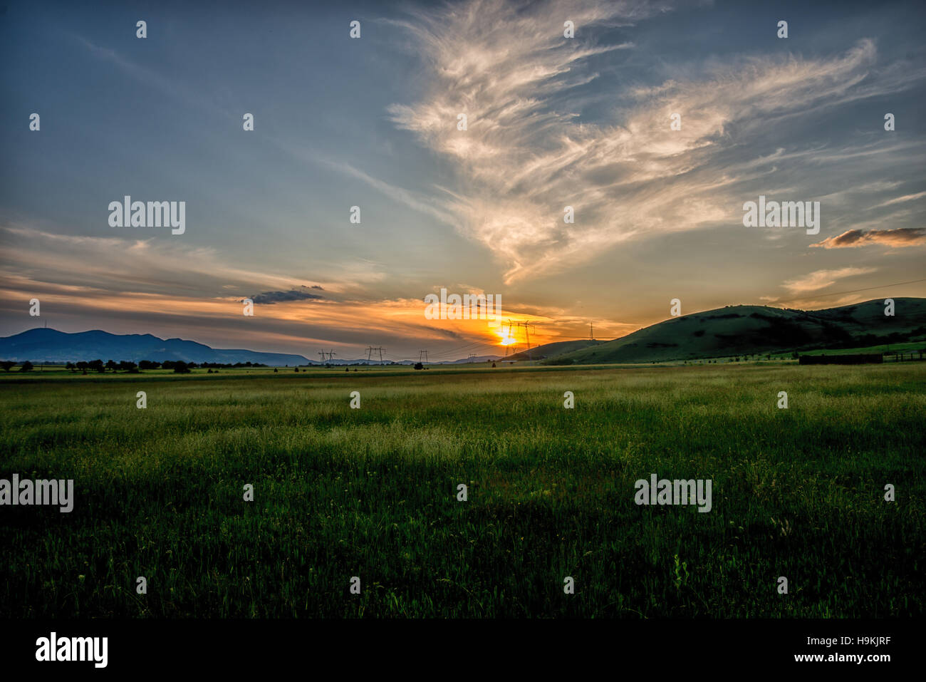 Amazing sunset scene hi-res stock photography and images - Alamy