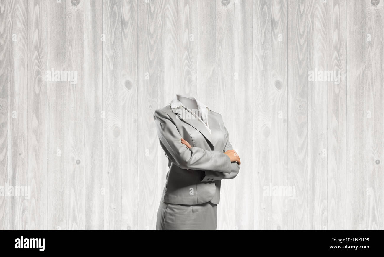 Businesswoman without head Stock Photo - Alamy