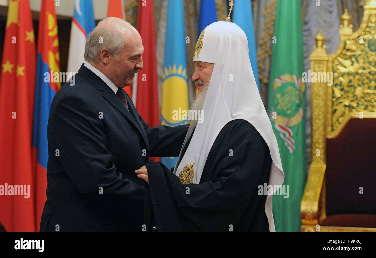 Belarus President Alexander Lukashenko wishes a happy birthday to ...