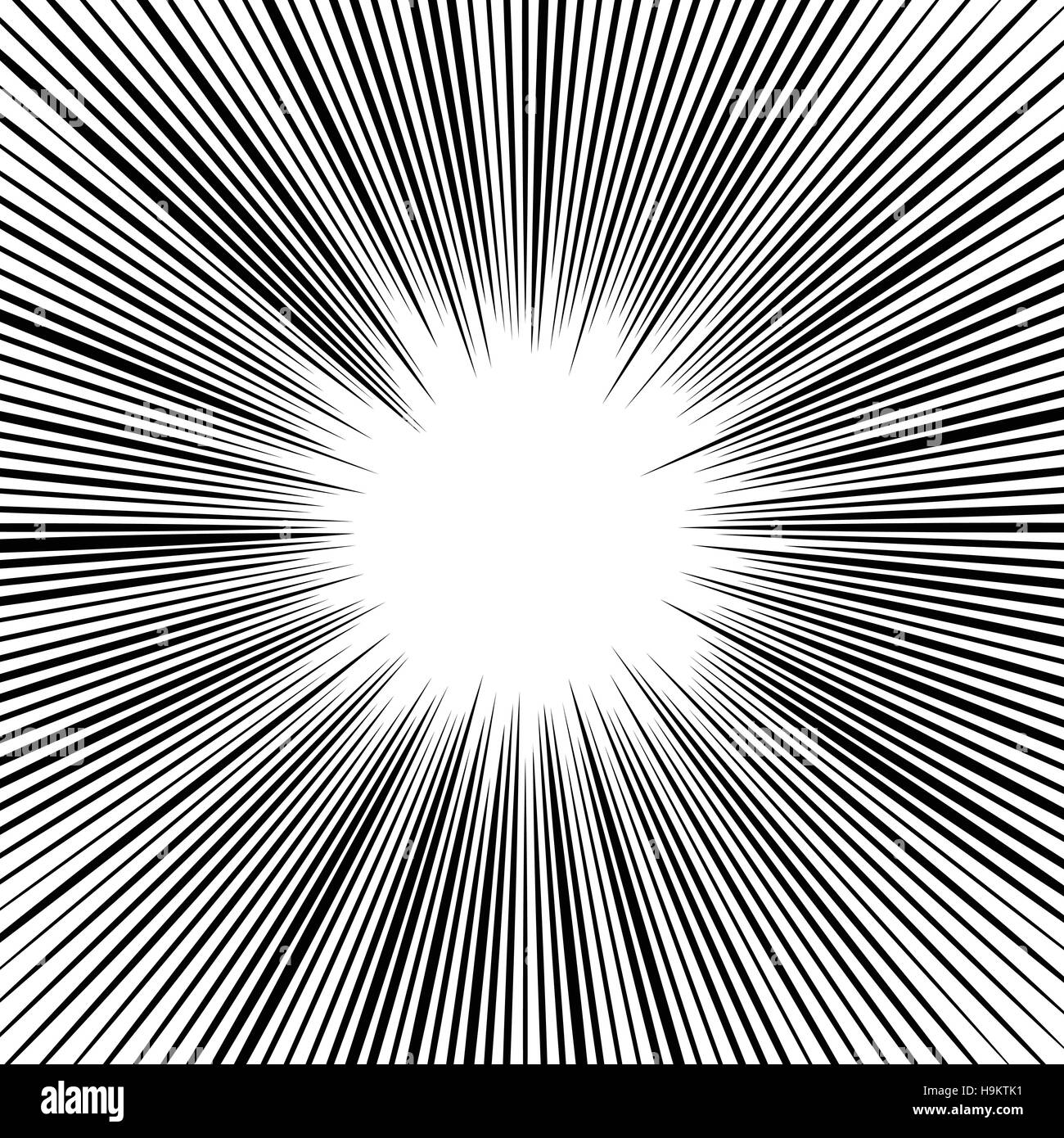 Abstract circular element, radial lines shape. Geometric element Stock ...