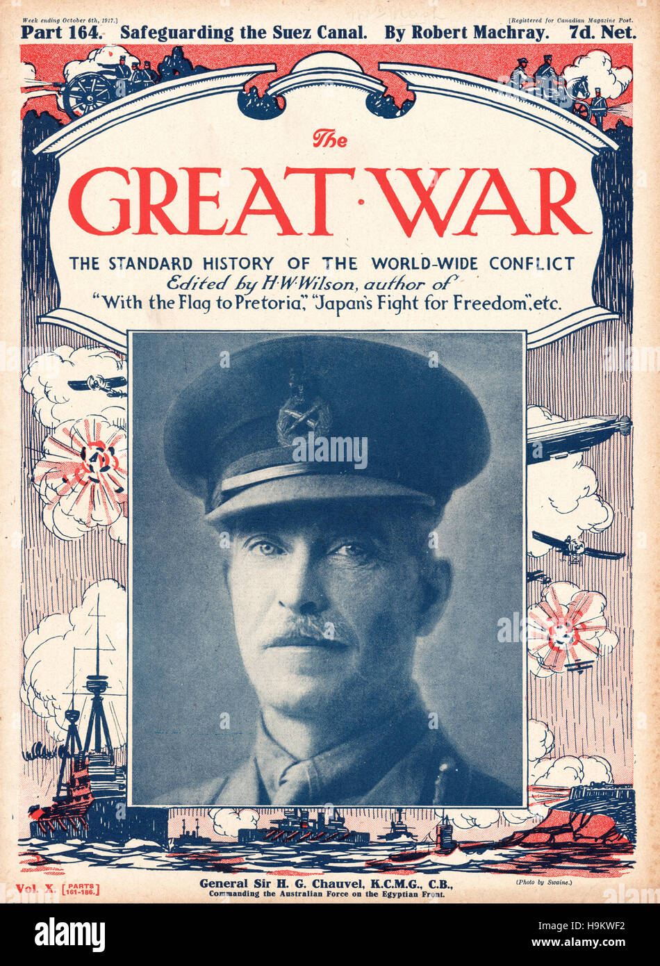 1917 The Great War front page General Sir Henry Chauvel Stock Photo - Alamy