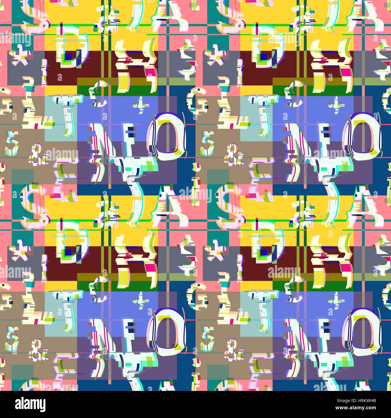 Monitor distortion Stock Vector Images - Alamy