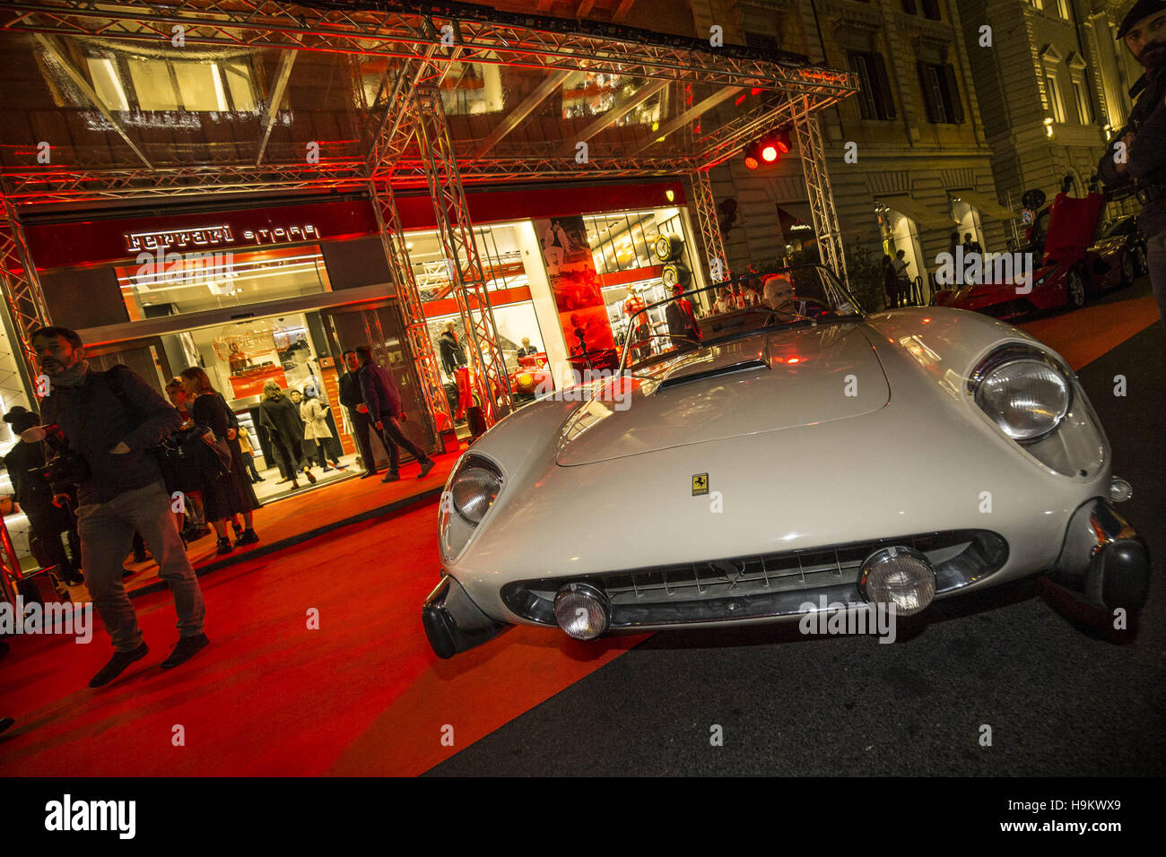 The Ferrari Store reopening on Via Tomacelli in Rome, Italy, after a total makeover.  Where: Rome, Lazio, Italy When: 21 Oct 2016 Credit: IPA/WENN.com  **Only available for publication in UK, USA, Germany, Austria, Switzerland** Stock Photo