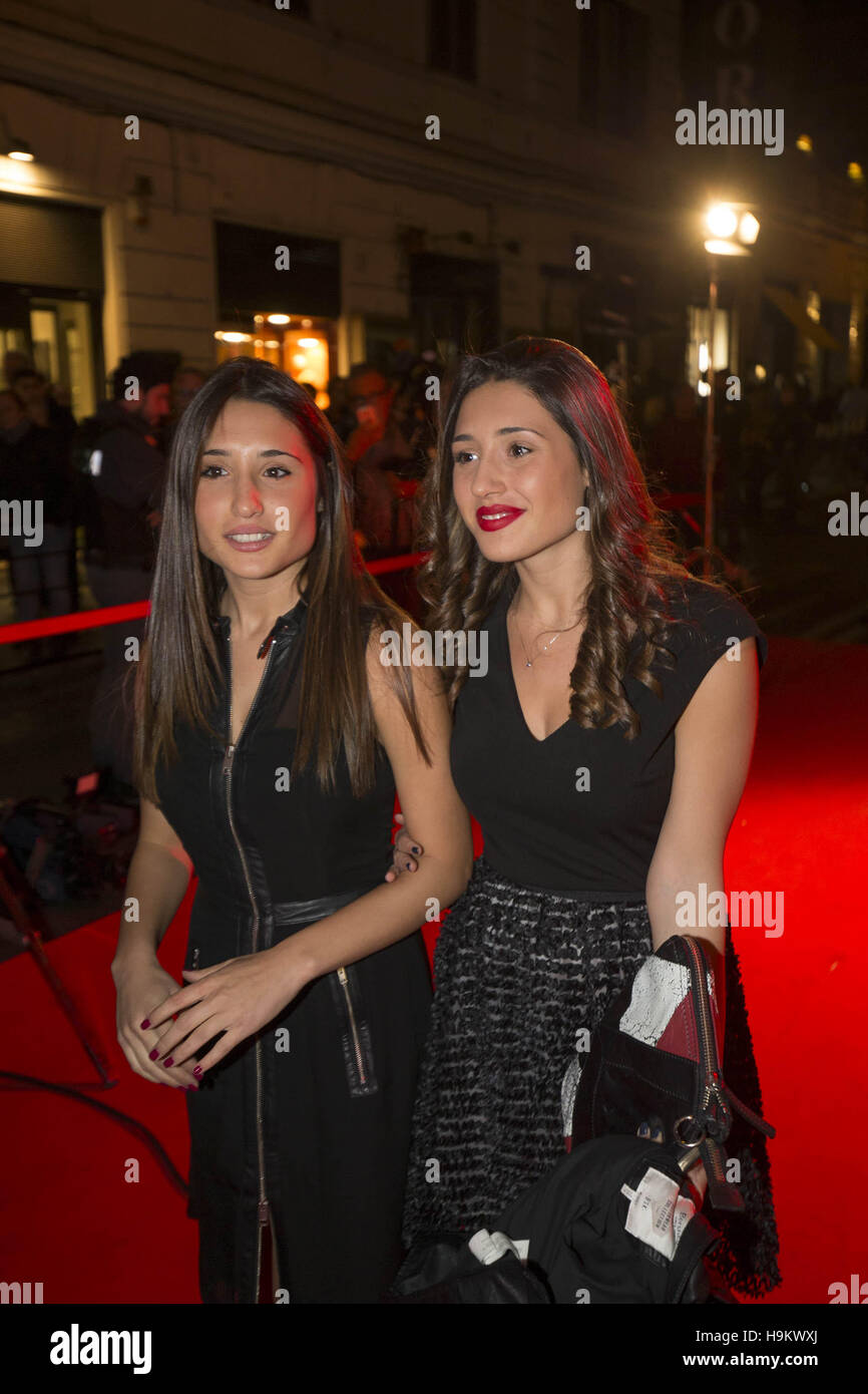 Angela Fontana and Marianna Fontana attending the reopening of the Ferrari Store on Via Tomacelli in Rome, Italy, after a total makeover.  Featuring: Angela Fontana, Marianna Fontana Where: Rome, Lazio, Italy When: 21 Oct 2016 Credit: IPA/WENN.com  **Only Stock Photo