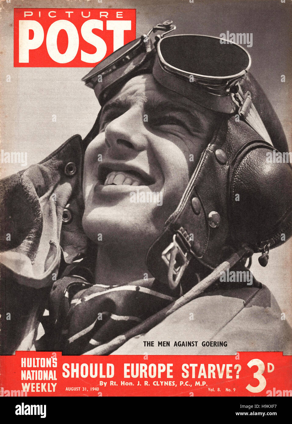 1940 Picture Post RAF pilot Stock Photo