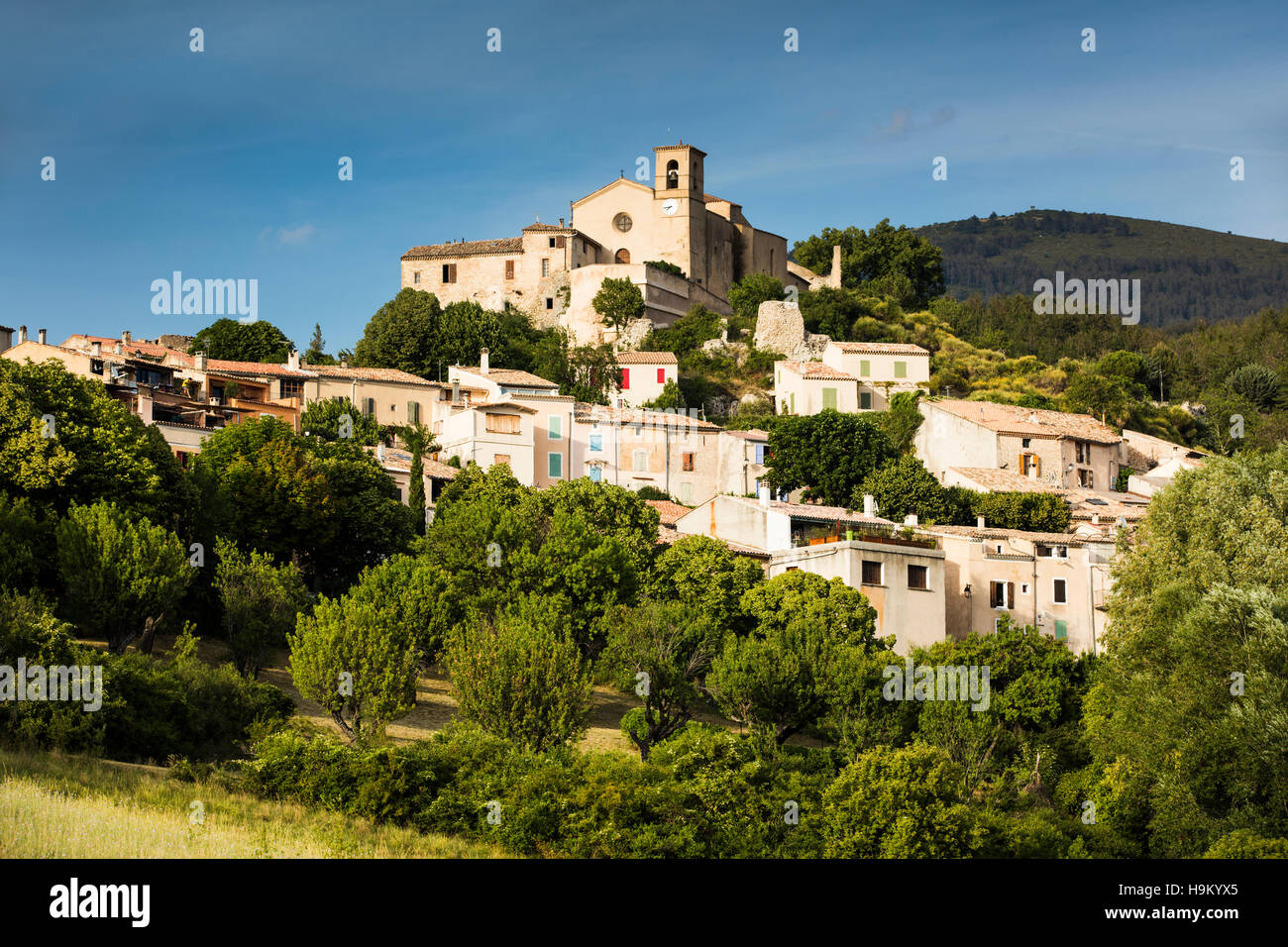 Saint Jurs, commune, Alpes-de-Haute-Provence, Provence-Alpes-Côte d'Azur, France Stock Photo
