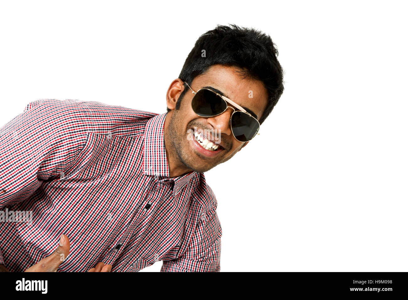 portrait of young man on white background Stock Photo - Alamy