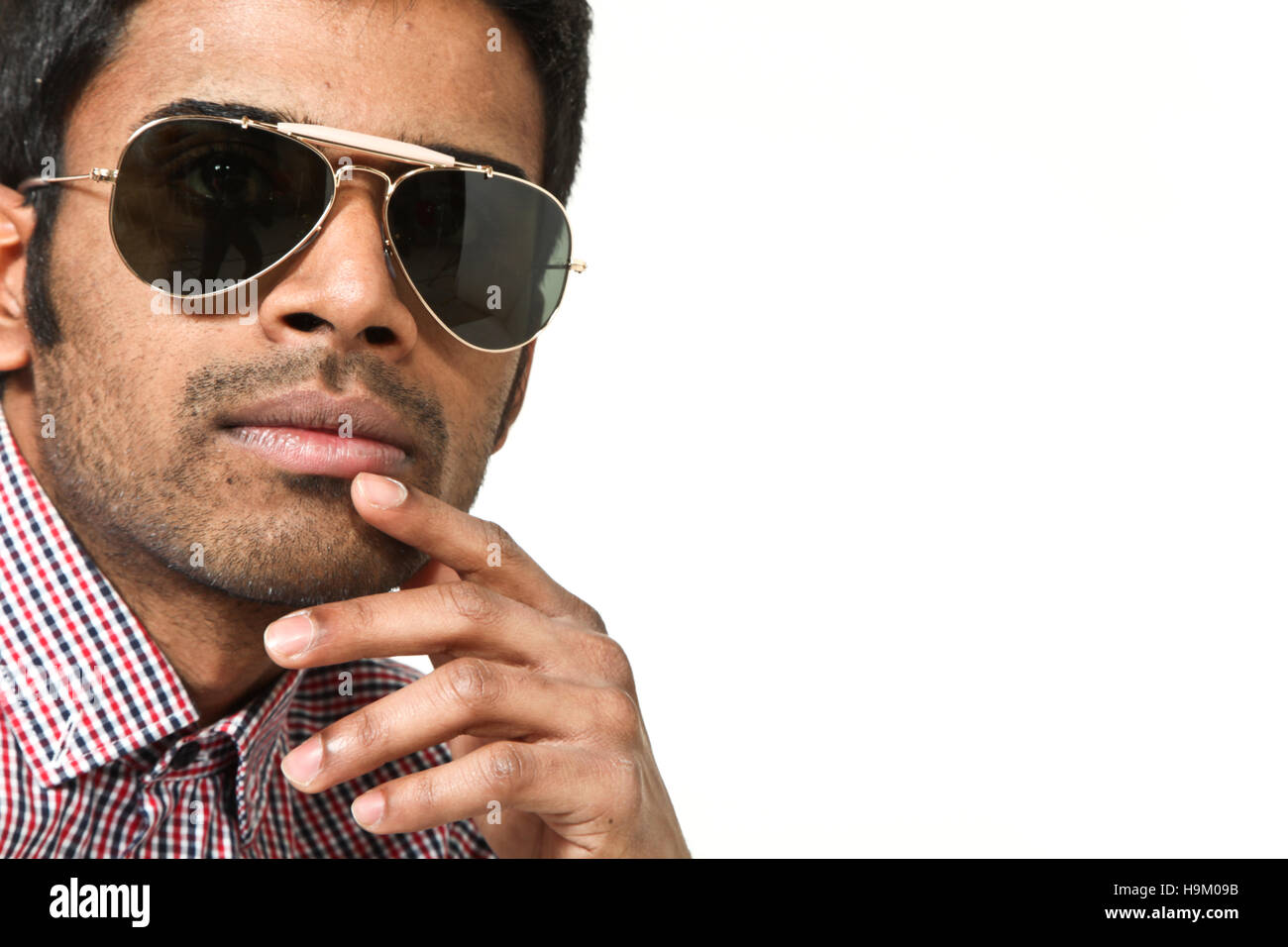 portrait of young man on white background Stock Photo - Alamy