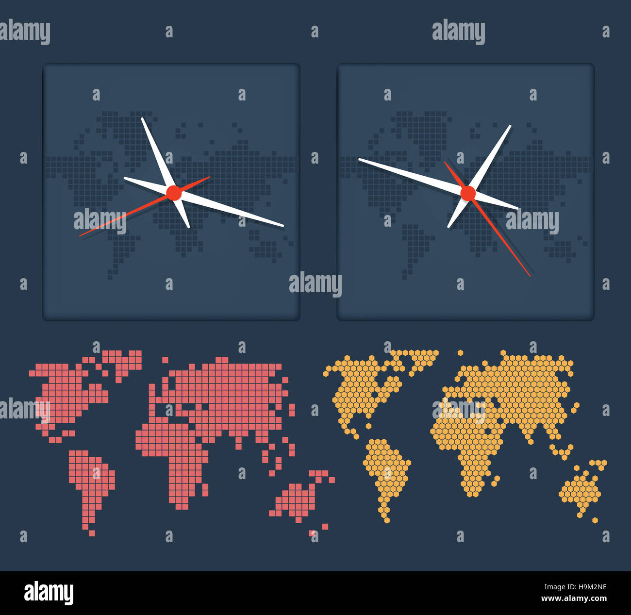World Time Zone Map High Resolution Stock Photography and Images Alamy