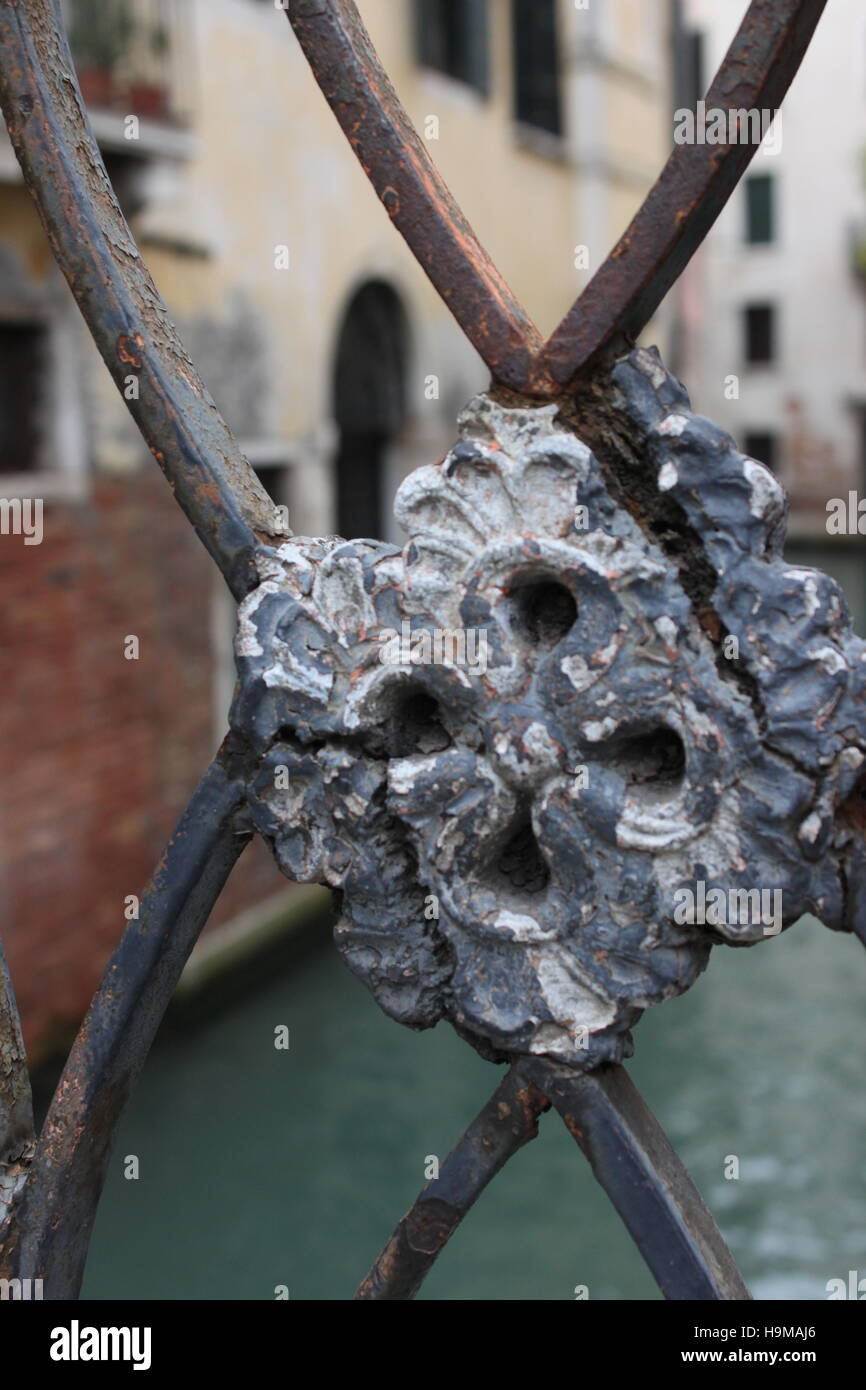 Venice railing decoration hi-res stock photography and images - Alamy