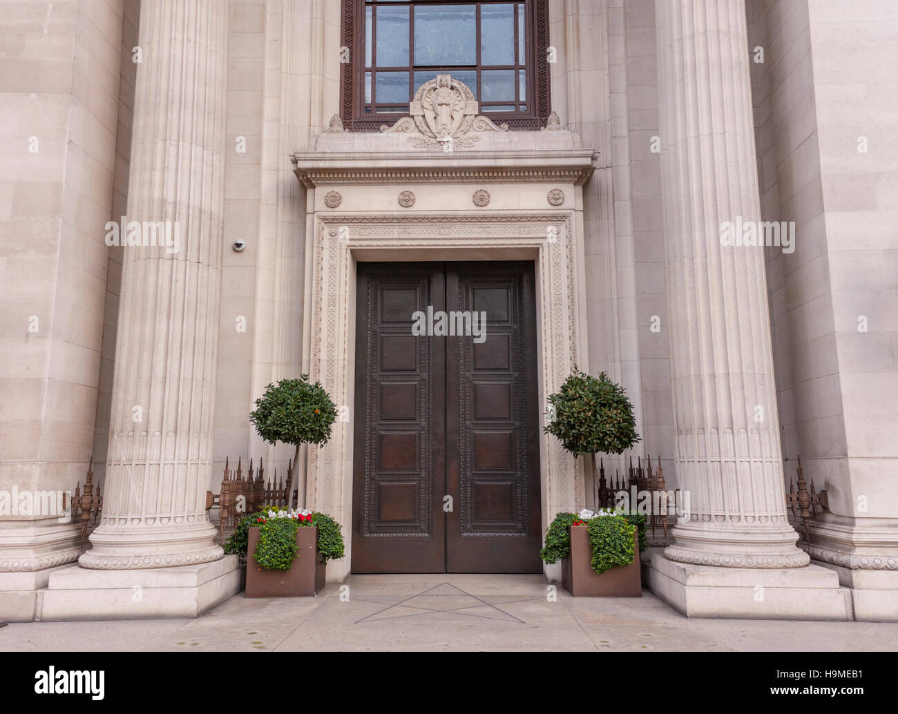Freemasons' Hall in London is the headquarters of the United Grand Lodge of England and the Supreme Grand Chapter of Royal Arch Masons of England Stock Photo