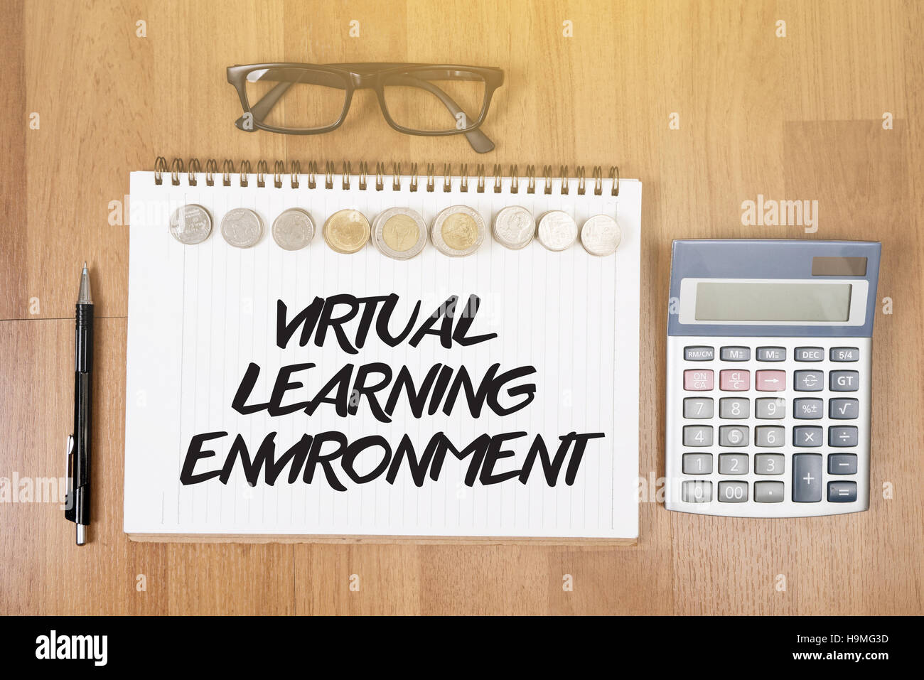VIRTUAL LEARNING ENVIRONMENT Stock Photo