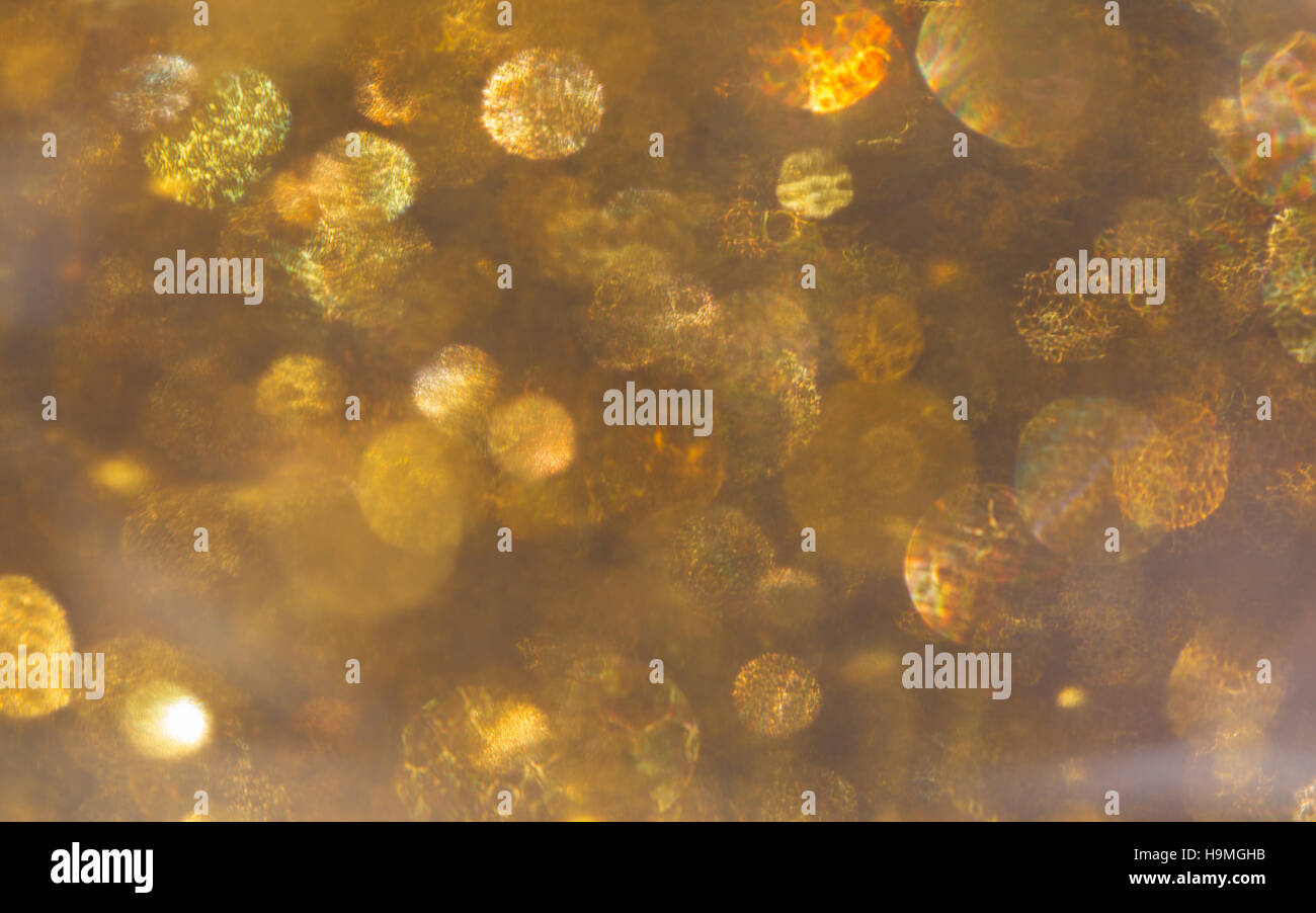 Abstract golden bokeh background . Golden defocused lights. Spar Stock ...
