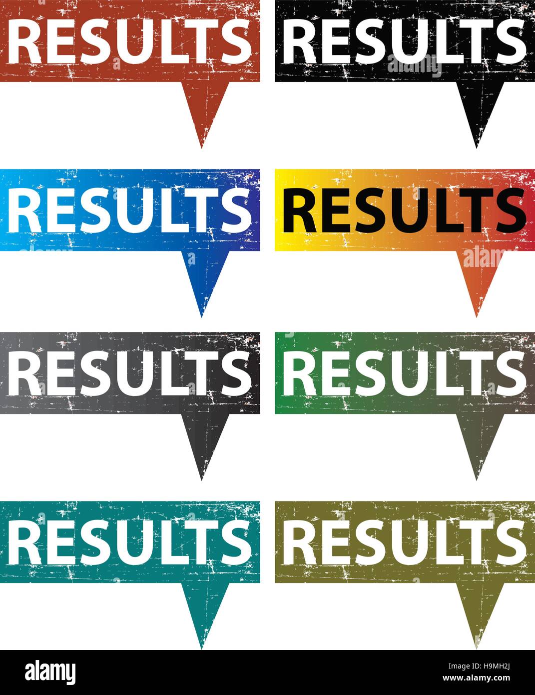 results speech bubble isolated Stock Vector Image & Art - Alamy