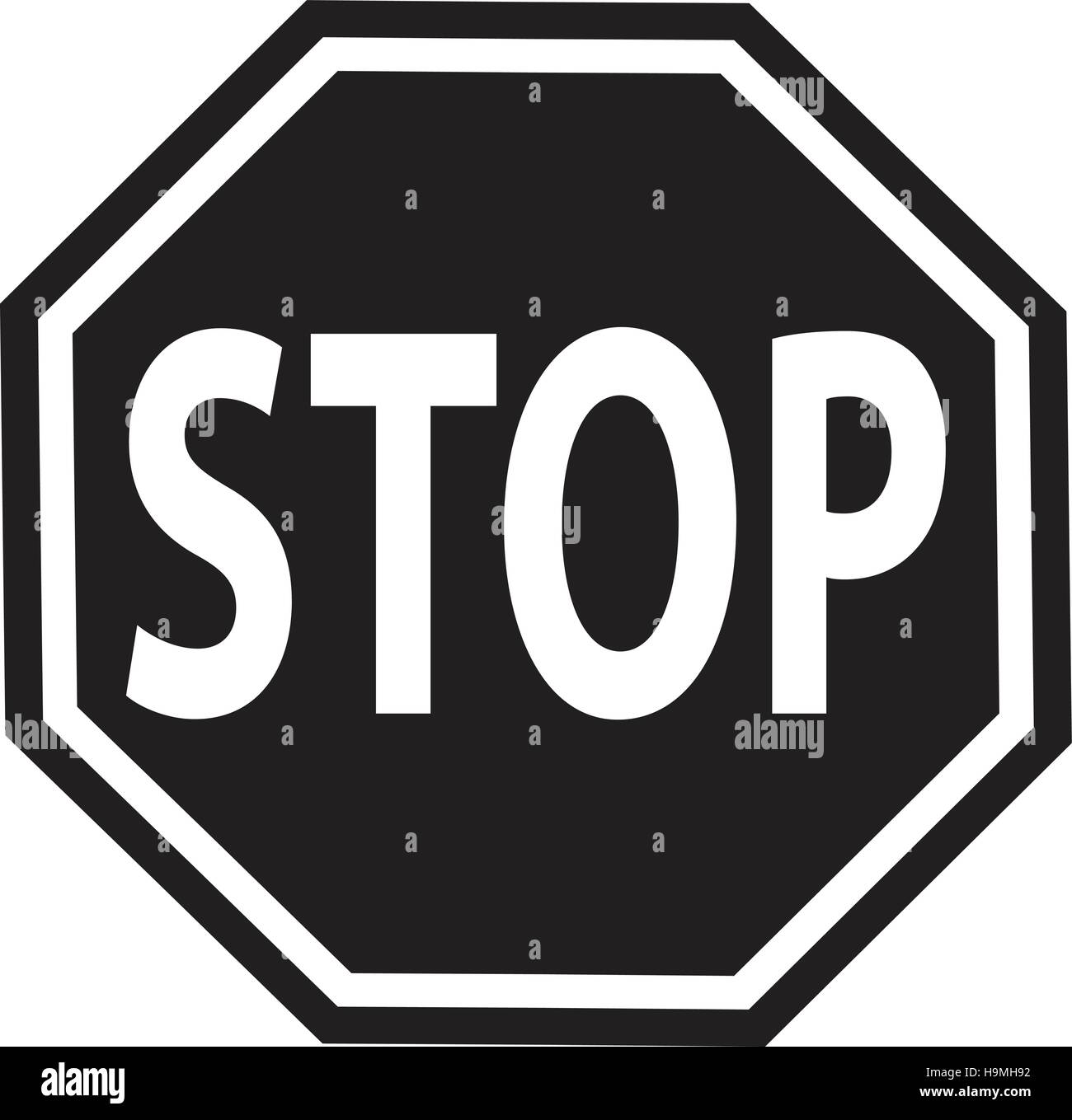 Safety stop sign Stock Vector Images - Alamy