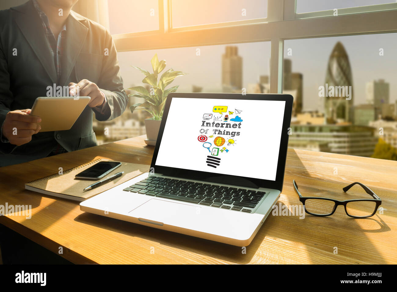 Internet of things (IOT) concept Stock Photo - Alamy