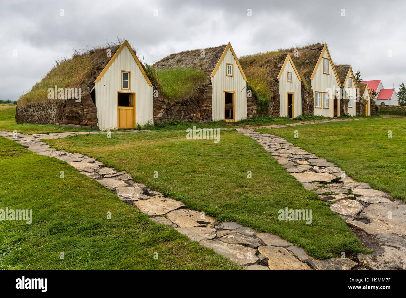 Glaumbaer turf farm museum. hires stock photography and images Alamy